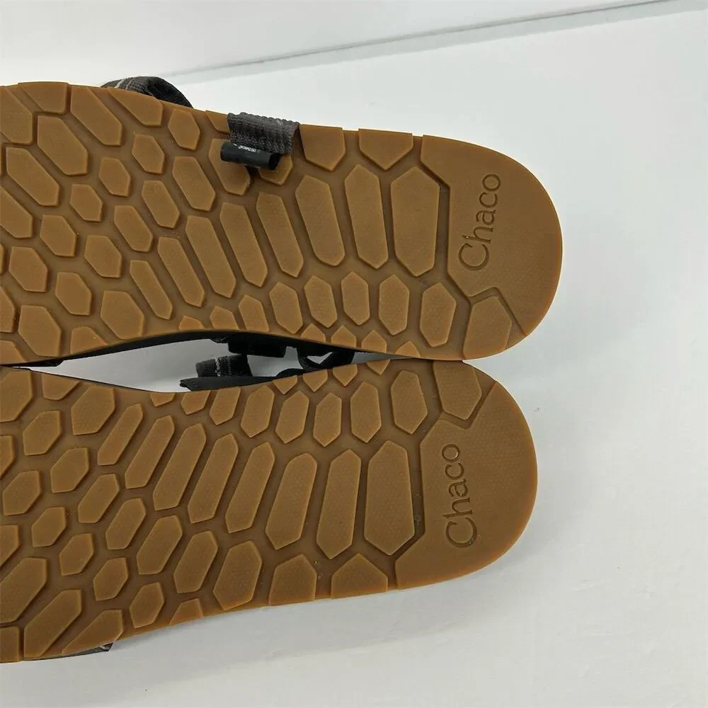 Chaco Men's Lowdown Sandals Gray Size 11 Adjustable Straps Casual